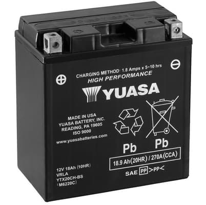YUASA Štartovacia batéria YTX20CHBS 1