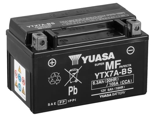 YUASA Štartovacia batéria YTX7ABS 1