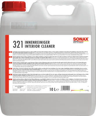 SONAX PROFILINE Čistič interiéru - vhodný pre tepovač - koncentrát - 10 l 03216050 1