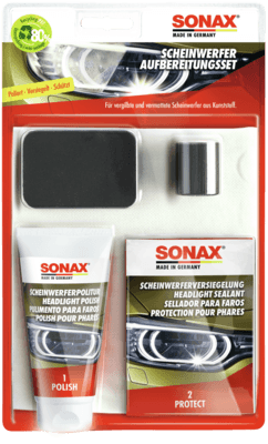 SONAX sada na renováciu svetlometov 04059410 1