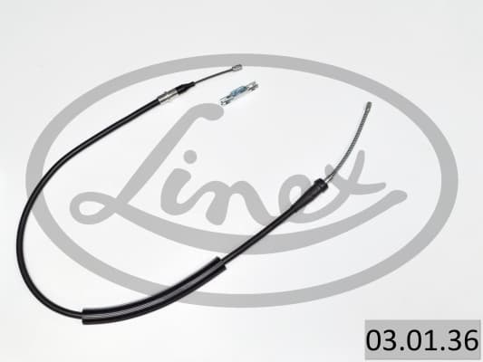 LINEX Ťažné lanko parkovacej brzdy 03.01.36 1