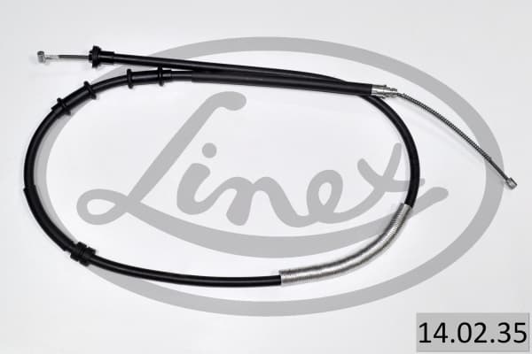 LINEX Ťažné lanko parkovacej brzdy 14.02.35 1