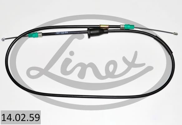 LINEX Ťažné lanko parkovacej brzdy 14.02.59 1