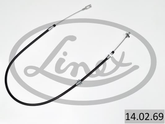 LINEX Ťažné lanko parkovacej brzdy 14.02.69 1
