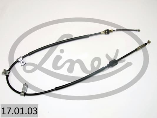 LINEX Ťažné lanko parkovacej brzdy 17.01.03 1