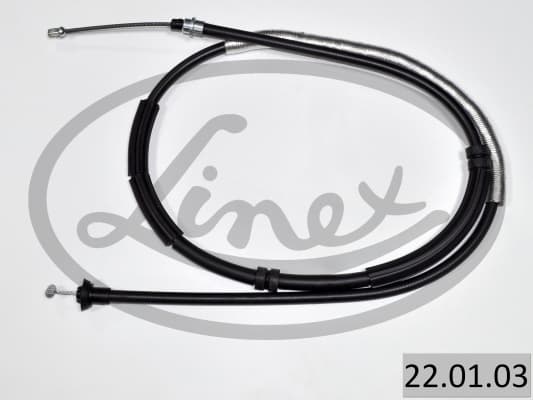 LINEX Ťažné lanko parkovacej brzdy 22.01.03 1