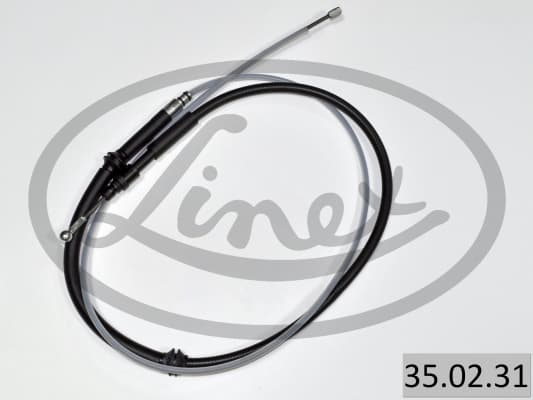 LINEX Ťažné lanko parkovacej brzdy 35.02.31 1
