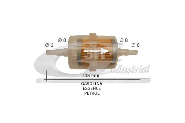 3RG Palivový filter B2000 1