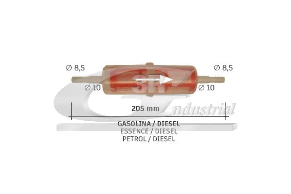 3RG Palivový filter B2005 1