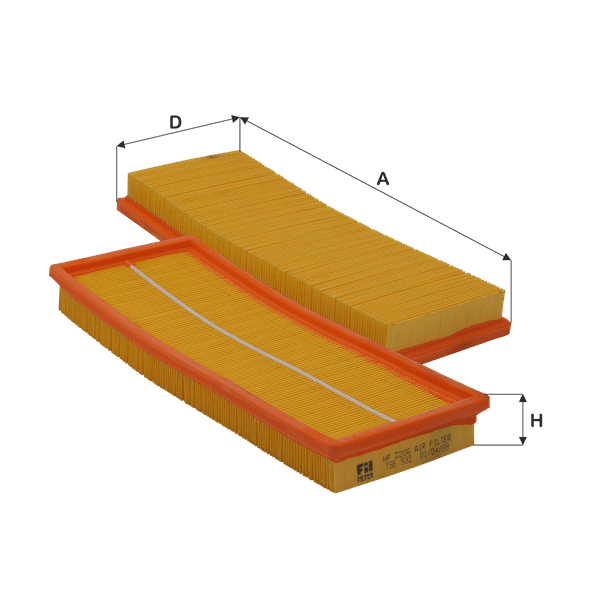 FIL FILTER Vzduchový filter HP2206 1
