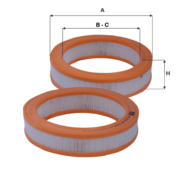FIL FILTER Vzduchový filter HPU4316 1