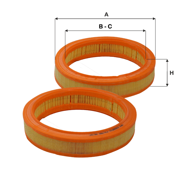 FIL FILTER Vzduchový filter HPU4368A 1