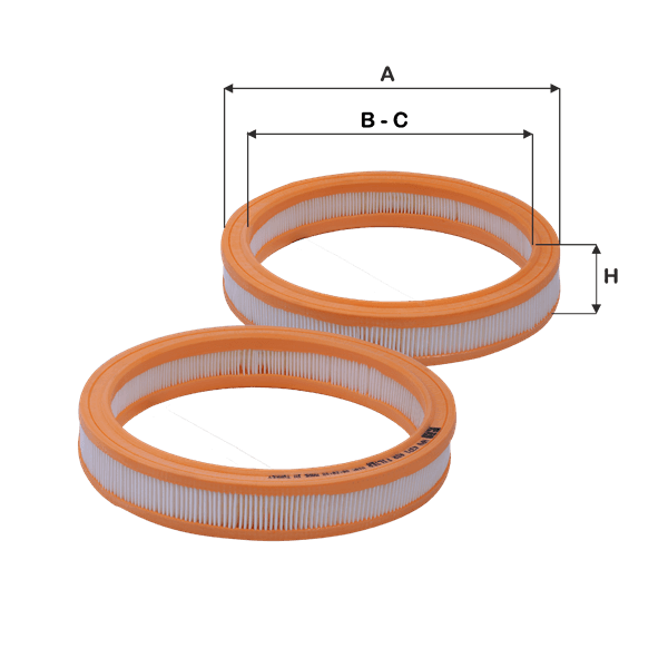 FIL FILTER Vzduchový filter HPU4371 1