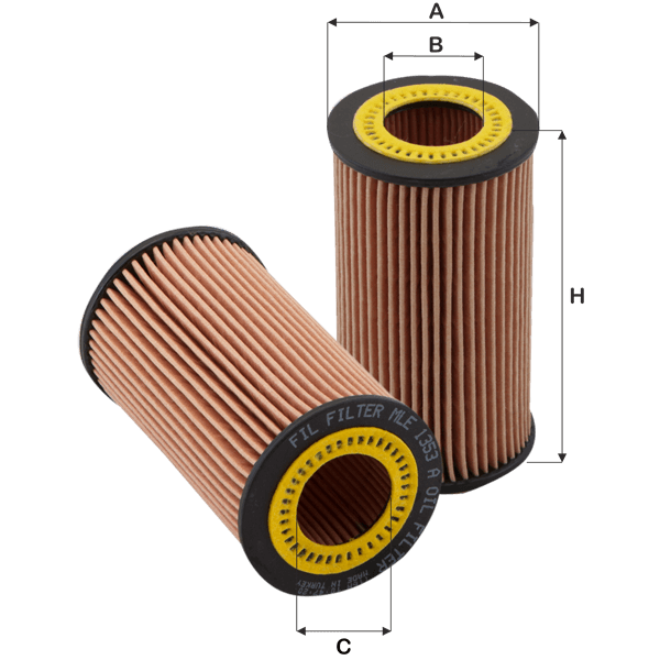 FIL FILTER Olejový filter MLE1353A 1