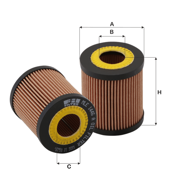 FIL FILTER Olejový filter MLE1446A 1