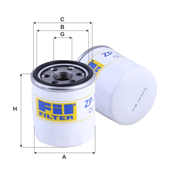FIL FILTER Olejový filter ZP3046 1