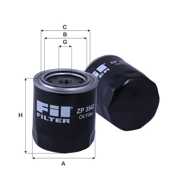 FIL FILTER Olejový filter ZP3542 1