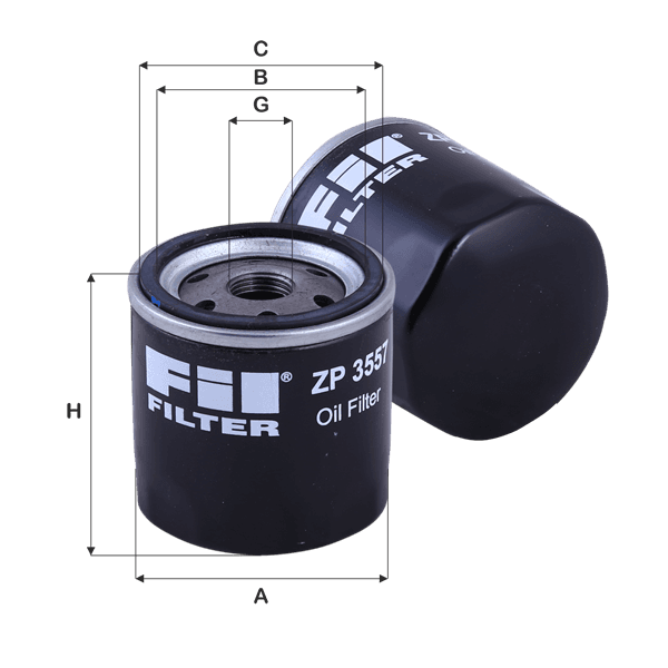 FIL FILTER Olejový filter ZP3557 1
