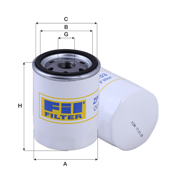 FIL FILTER Olejový filter ZP553 1