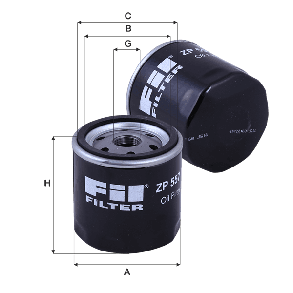 FIL FILTER Olejový filter ZP557C 1