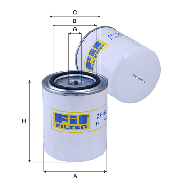 FIL FILTER Palivový filter ZP59F 1