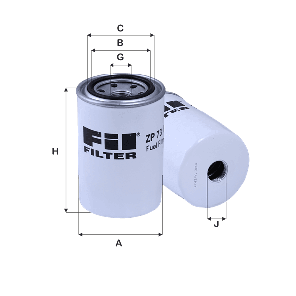FIL FILTER Palivový filter ZP73F 1