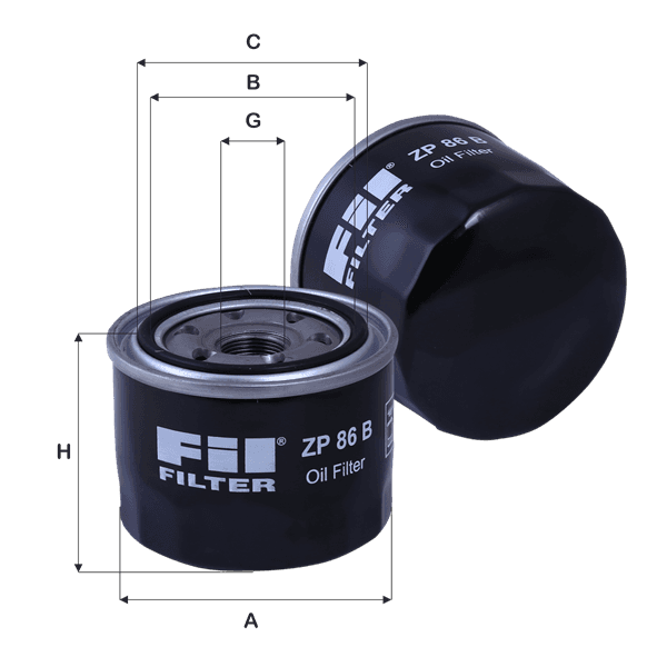 FIL FILTER Olejový filter ZP86B 1