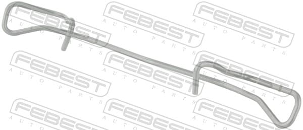 FEBEST Pružina obloženia kotúčovej brzdy 0103-001 1