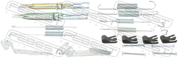 FEBEST Sada prísluženstva čeľustí parkovacej brzdy 0104-GUN125R-KIT 1