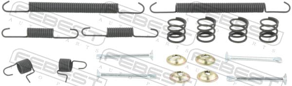 FEBEST Sada prísluženstva čeľustí parkovacej brzdy 0204-B10RSR-KIT 1