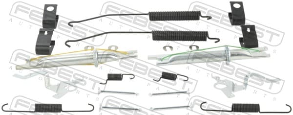 FEBEST Sada prísluženstva čeľustí parkovacej brzdy 0204-D40MR-KIT 1