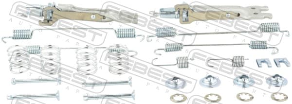 FEBEST Sada prísluženstva čeľustí parkovacej brzdy 0204-G15RAR-KIT 1