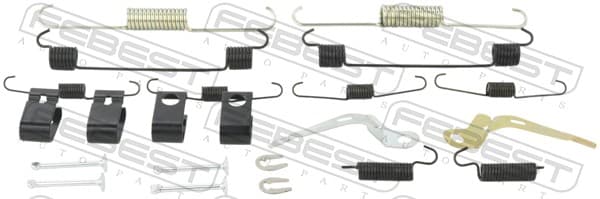 FEBEST Sada prísluženstva čeľustí parkovacej brzdy 0704-JB625-KIT 1