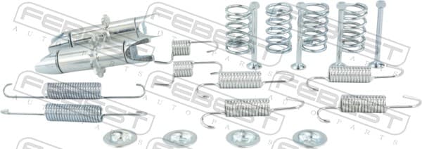 FEBEST Sada prísluženstva čeľustí parkovacej brzdy 1004-J200R-KIT 1