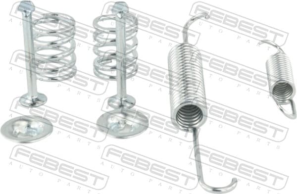 FEBEST Sada prísluženstva čeľustí parkovacej brzdy 1004-K2UCR-KIT 1