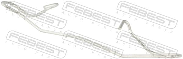FEBEST Pružina obloženia kotúčovej brzdy 1603-001 1