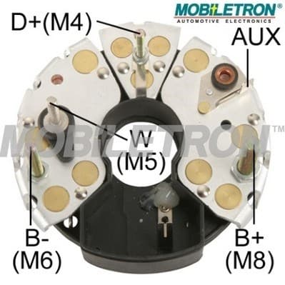 MOBILETRON Usmerňovač alternátora RB-66H 1