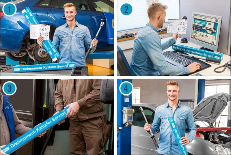 HAZET Údržbový servis, momentový kľúč SP-10 1