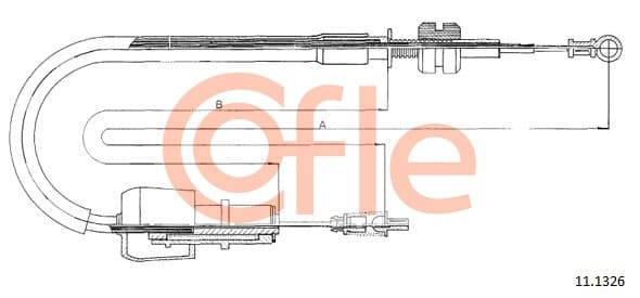 COFLE Plynové lanko 111326 1
