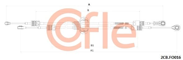 COFLE Lanko ručnej prevodovky 2CBFO016 1