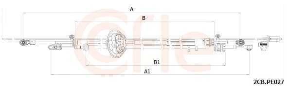 COFLE Lanko ručnej prevodovky 92.2CB.PE027 1