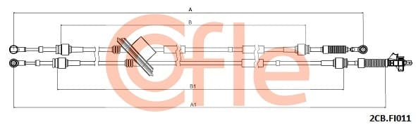 COFLE Lanko ručnej prevodovky 92.2CB.FI011 1