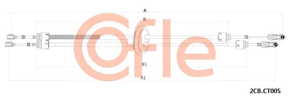 COFLE Lanko ručnej prevodovky 92.2CB.CT005 1