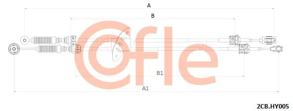 COFLE Lanko ručnej prevodovky 92.2CB.HY005 1