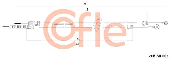 COFLE Lanko ručnej prevodovky 92.2CB.ME002 1