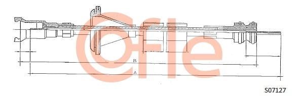 KAGER Hriadeľ tachometra 19-5497 1