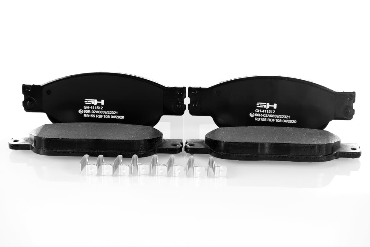 GH Sada brzdových platničiek kotúčovej brzdy GH-411512 1