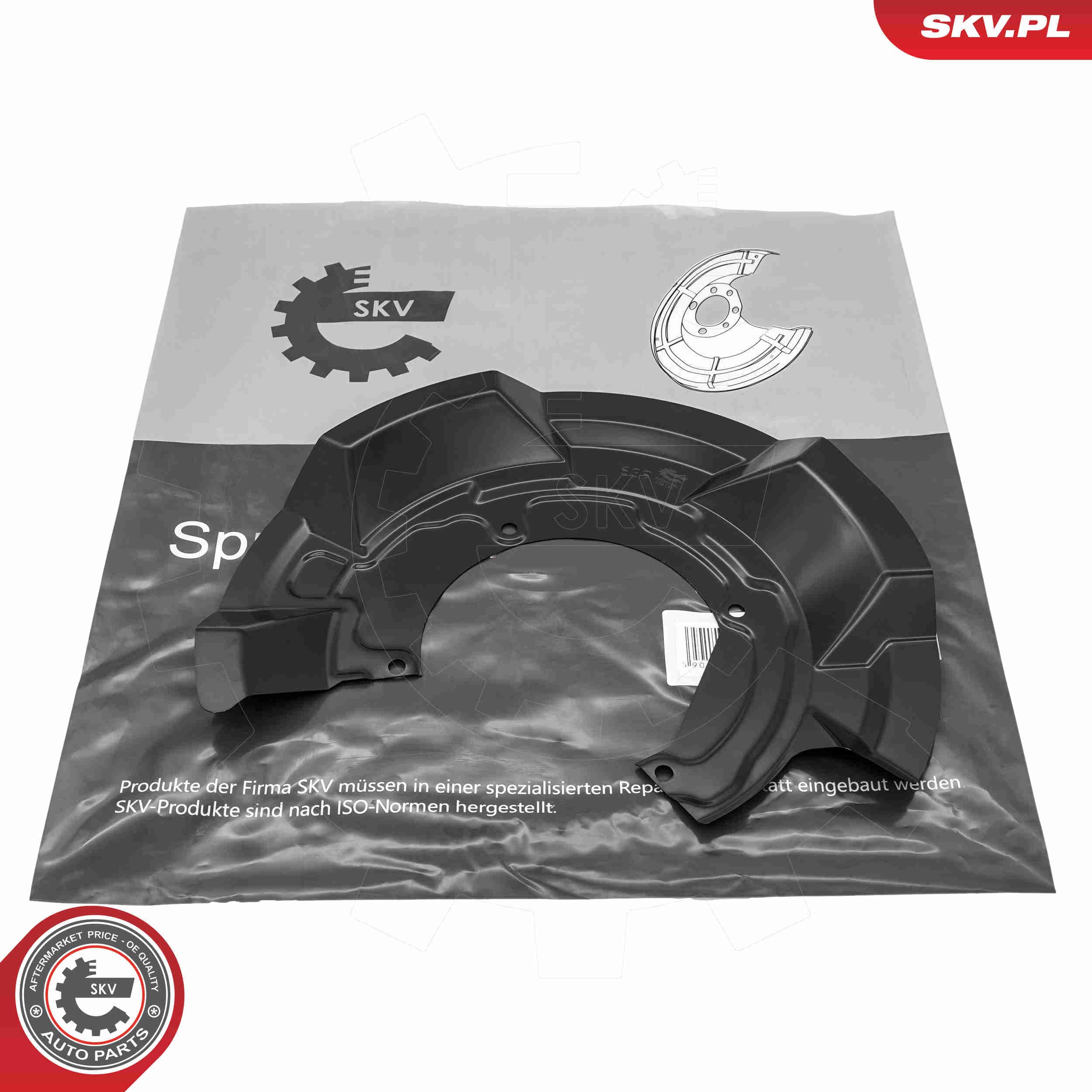 SKV Ochranný plech proti rozstreku, Brzdový kotúč 57SKV280 1