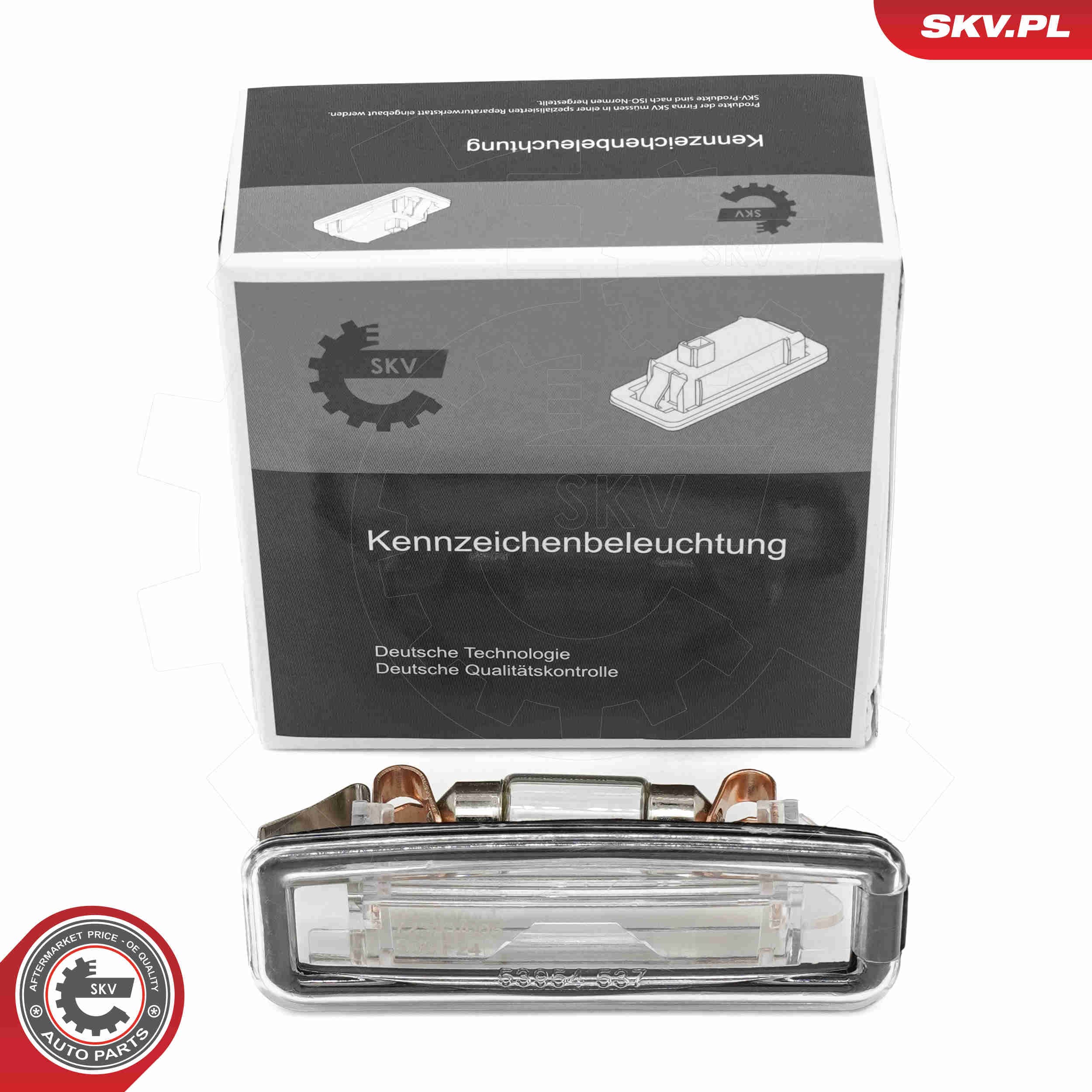 SKV Osvetlenie poznávacej značky 72SKV005 1