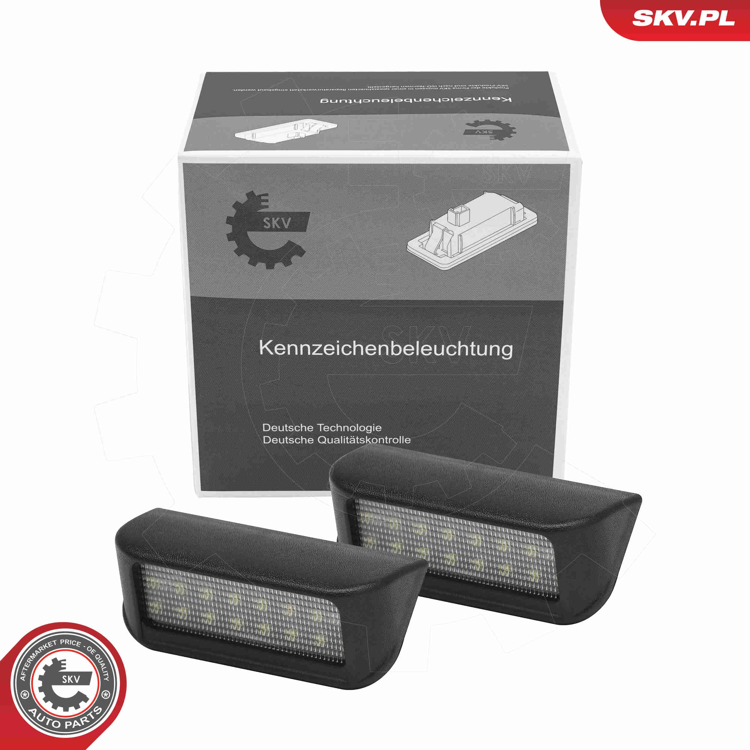 SKV Osvetlenie poznávacej značky 72SKV558 1